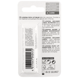 Logona Naturkosmetik, Насыщенный бальзам для губ с био-календулой, 0,15 унции (4,5 г)