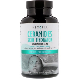 Neocell, Увлажнение кожи с керамидами, 60 капсул