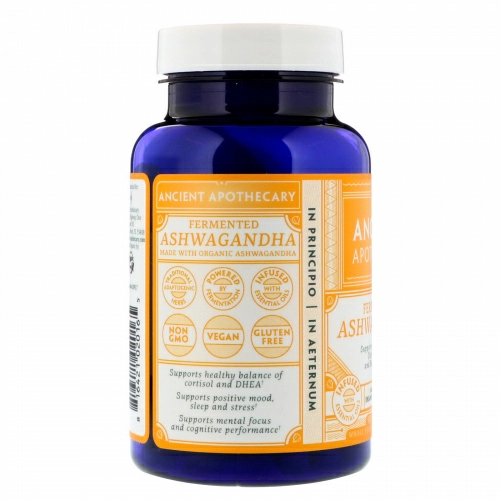 Ancient Apothecary, Ашвагандха ферментированная, 90 капсул