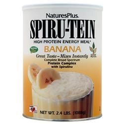 Nature's Plus, Высокобелковая энергетическая мука Spiru-Tein Банан 2,4 фунта