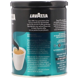 LavAzza Premium Coffees, Молотый кофе без кофеина, эспрессо, 8 унций (226,8 г)