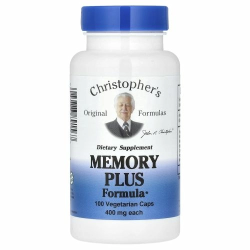 Christopher's Original Formulas, Формула Memory Plus, 450 мг, 100 растительных капсул