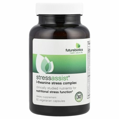 FutureBiotics, Stressassist, 60 растительных капсул