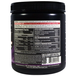 ALLMAX Nutrition, H:VOL, оксид азота, перед тренировкой + насыщение крови в сосудах, ярко выраженный виноград, 285 г (10,1 унций)