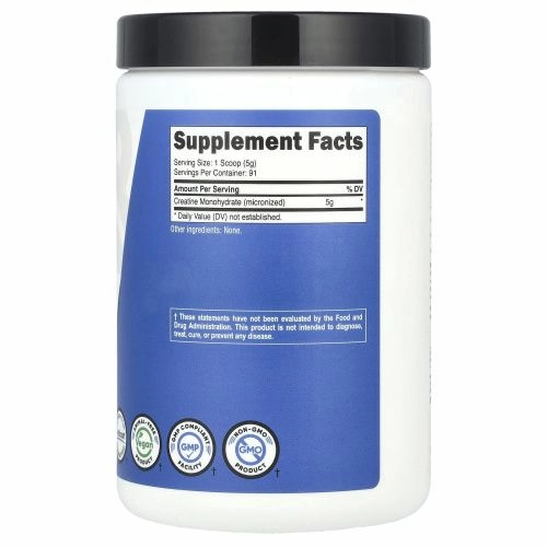 Nutricost, Performance, моногидрат креатина, без добавок, 454 г (1 фунт)