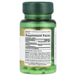 Nature's Bounty, Витамин K2 + D3`` 30 растительных капсул