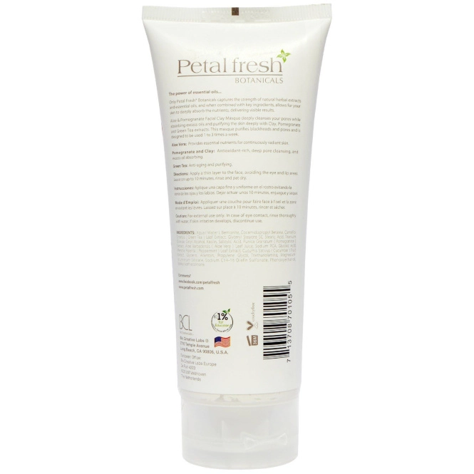 Petal Fresh, Botanicals Aloe &  Pomeganate Clay Facial Masque, 7.oz