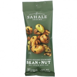 Sahale Snacks, Snack Mix, Asian Sesame Edamame Bean + Nut, 9 Bags,1.25 oz (36 g) Each