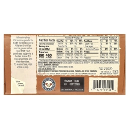 Chocolove, черный шоколад с миндалем и морской солью, 55% какао, 90 г (3,2 унции)