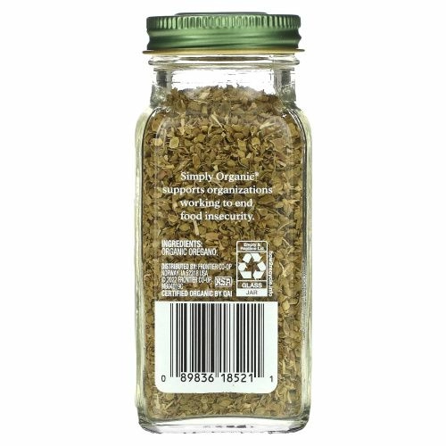 Simply Organic, Орегано, 0.75 унций (21 г)