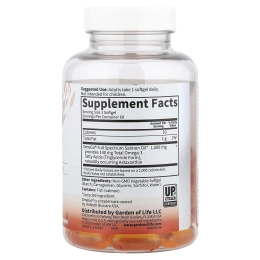 Garden of Life, жир норвежского лосося, 60 капсул (1000 мг в 1 капсуле)
