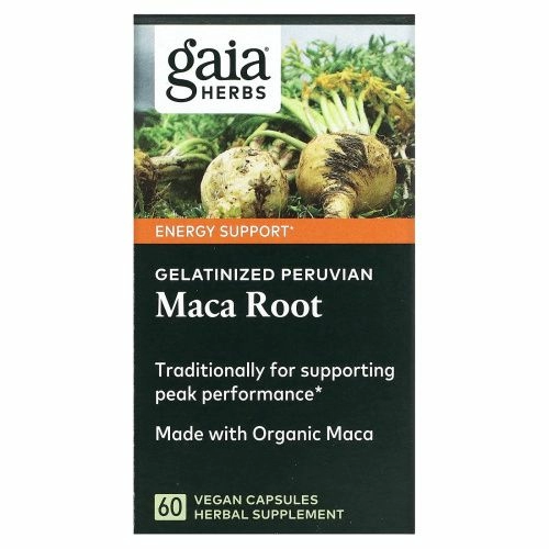 Gaia Herbs, Корень маки, 60 растительных капсул