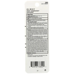 Almay, Clear Complexion Concealer, 200, Light/Medium, 0.18 fl oz (5.3 ml)