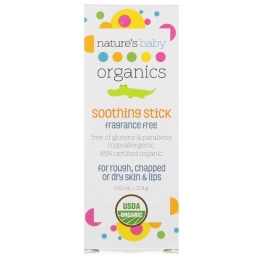 Nature's Baby Organics, Успокаивающий стик, без запаха, 0.63 жидкой унции (19 мл)