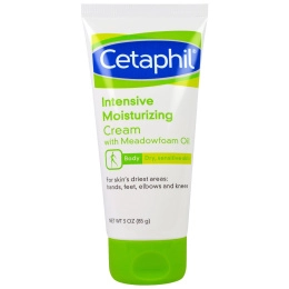 Cetaphil, Интенсивный увлажняющий  крем с маслом пенника лугового, 3 унции(85 г)