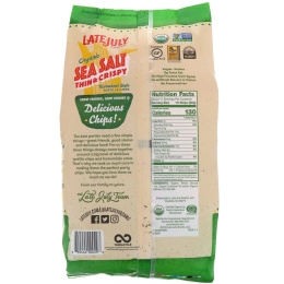Late July, Organic Thin & Crispy Restaurant Style Tortilla Chips, Sea Salt, 11 oz (312 g)