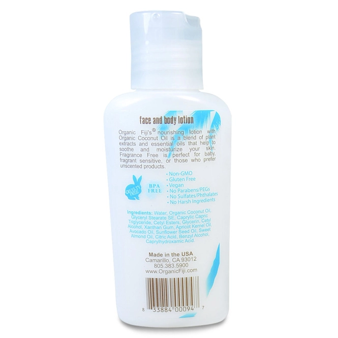Organic Fiji, Питательный лосьон, без отдушки, 3 унции (89 мл)