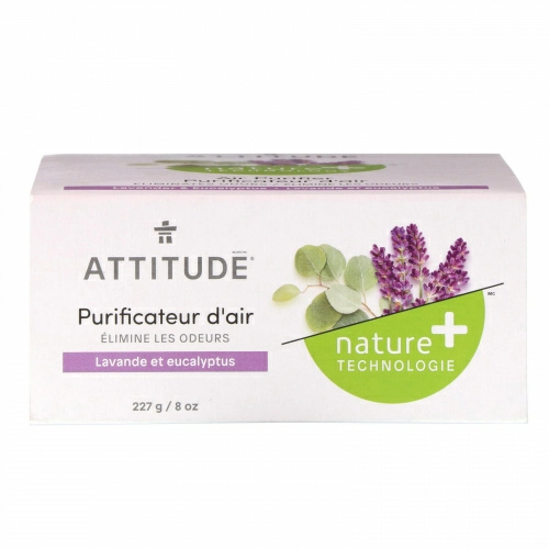 ATTITUDE, Air Purifier, Lavender & Eucalyptus, 8 oz (227 g)