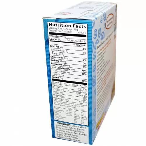 Eden Foods, Органические небольшие овощные ракушки, 12 унций (340 г)