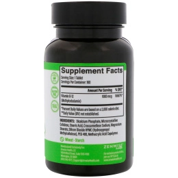 Zenwise Health, Метилкобаламин, Витамин B-12, Медленное высвобождение, 1000 мкг, 160 таблеток