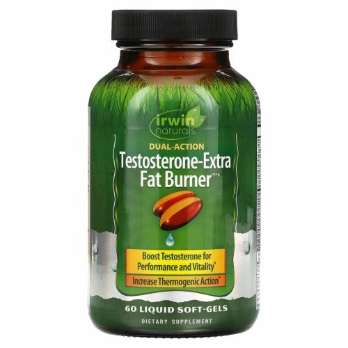 Irwin Naturals, Тестостерон-Дополнительный сжигатель жира 60 софтгелей