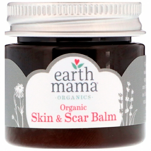 Earth Mama, Органический бальзам для кожи против шрамов, 1 ж. унц. (30 мл)