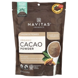 Navitas Organics, Органический порошок какао, 16 унц. (454 г)
