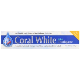 CORAL LLC, Coral White Toothpaste, Mint, 6 oz (170 g)