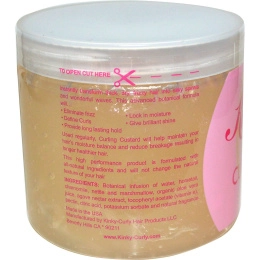 Kinky-Curly, Original Curling Custard, натуральный гель для укладки волос, 16 унций (472 мл)