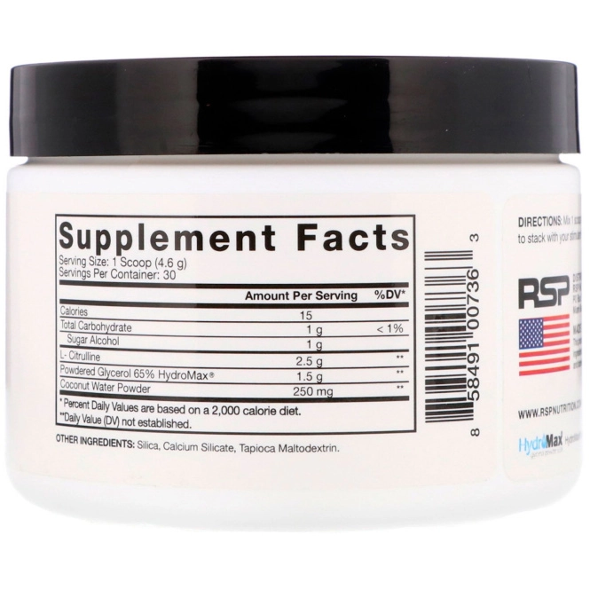 RSP Nutrition, Pump Boost Pre-Workout, Unflavored, 4.8 oz (138 g)