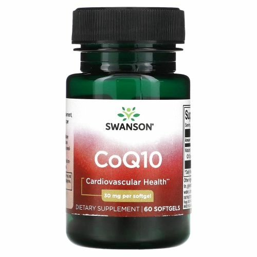 Swanson, Коэнзим Q10, 30 мг, 60 мягких таблеток