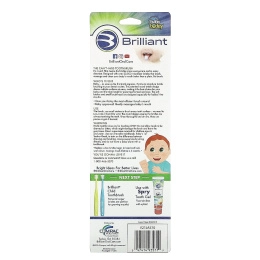 Baby Buddy, Brilliant, детская зубная щетка, для детей от 4 до 24 месяцев, синяя, мята, желтая, 3 шт.