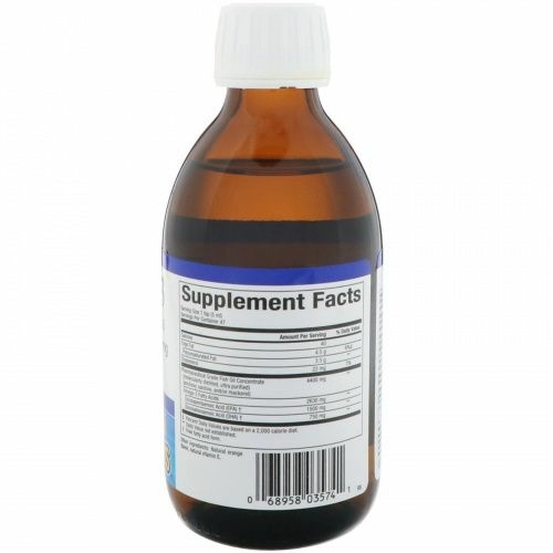 Natural Factors, Rx Omega-3, натуральный апельсиновый вкус, 8 жидк. унц. (237 мл)