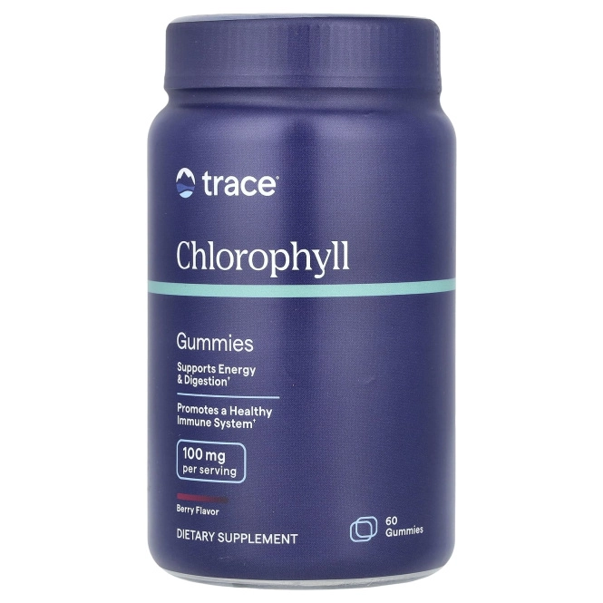Trace Minerals Research, Мармелад с хлорофиллом Ягодные 60 мармеладок