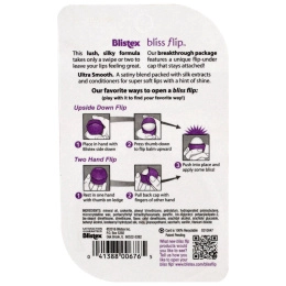 Blistex, Bliss Flip, мягкий и шелковистый бальзам для губ, с протеинами шелка, 0,25 унции (7 г)