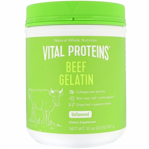Vital Proteins, Желатин говяжий, 32 унции (907 г)