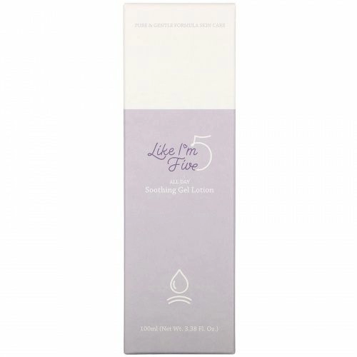 Like I'm Five, All Day Soothing Gel Lotion, 3.38 fl oz (100 ml)