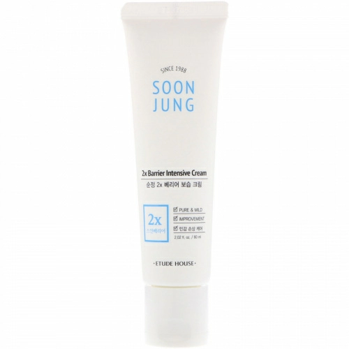 Etude, Soon Jung, 2x Barrier Intensive Cream, 2.02 fl oz (60 ml)