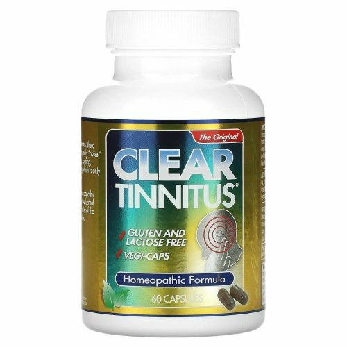 Clear Products, Средство от звона в ушах, 60 капсул