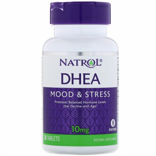 Natrol, ДГЭА, 30 таблеток