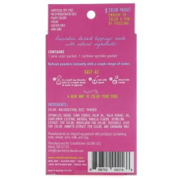 ColorKitchen, Вечеринка, природные цвета, розовый цвет глазури и радужные брызги, 37,74 г