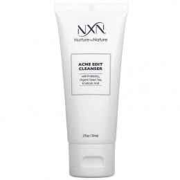 NXN, Nurture by Nature, Acne Edit, очищающее средство против акне, 60 мл (2 жидк. унции)