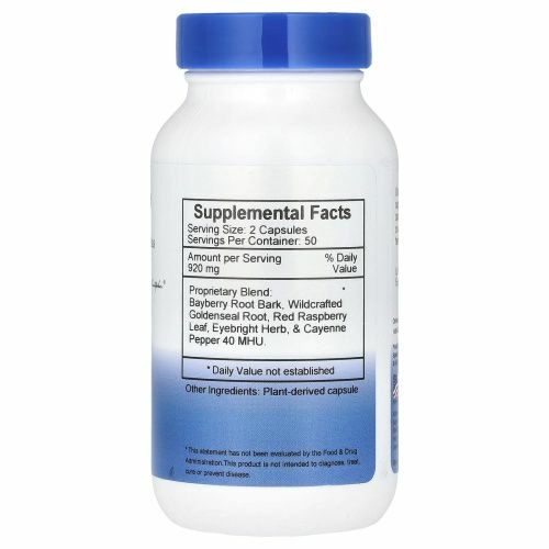 Christopher's Original Formulas, Травяная формула для глаз, 475 мг в каждой, 100 растительных капсул