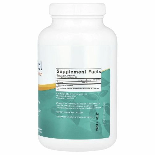 Fairhaven Health, Мио-инозитол, для мужчин и женщин, 240 капсул