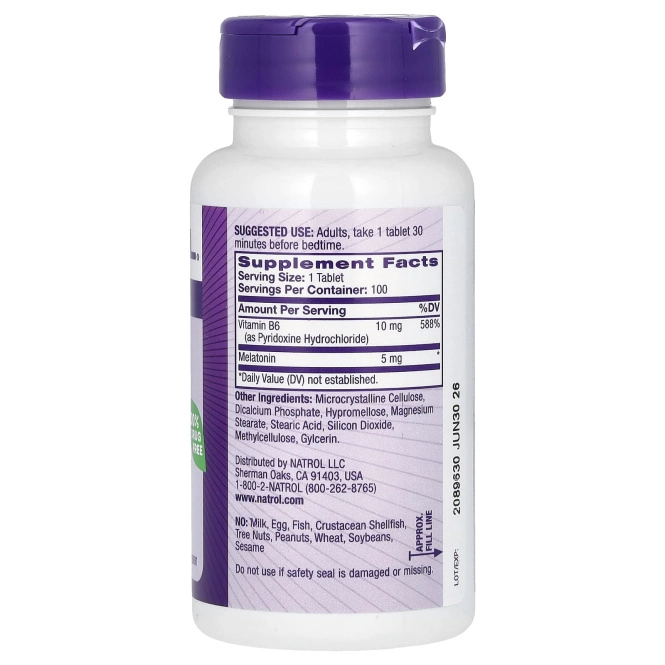 Natrol Мелатонин 5 мг, 100 таблеток