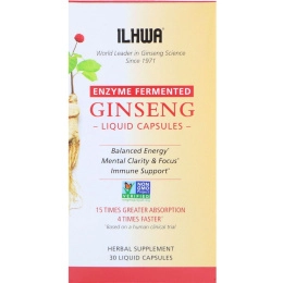 Ilhwa, GINST 15, женьшень 21 века, 30 мягких капсул