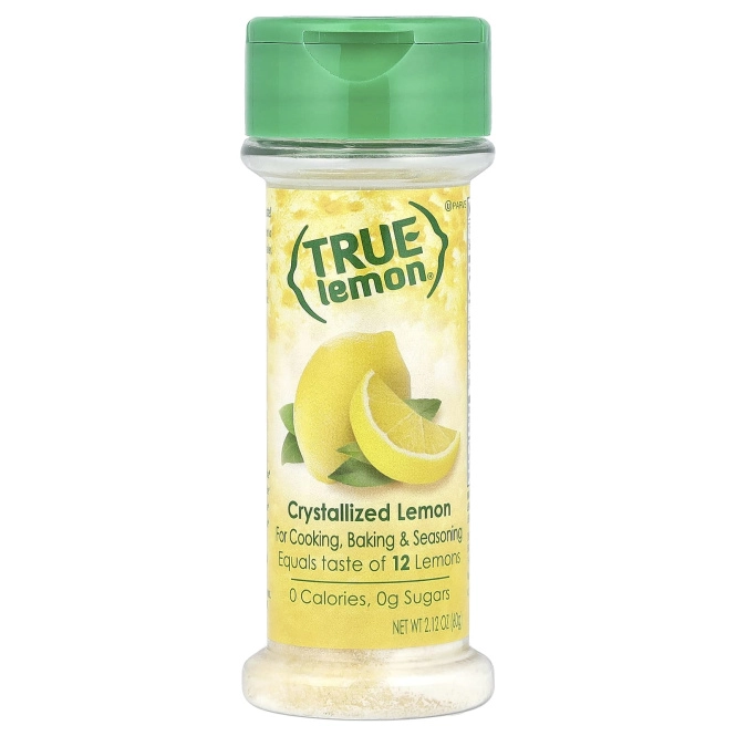 True Citrus, True Lemon®, кристаллизованный лимон, 60 г (2,12 унции)