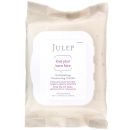 Julep, Love Your Bare Face, отшелушивающие очищающие салфетки, 30 шт.