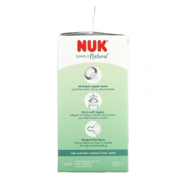 NUK, Simply Natural, детские бутылочки, медленный поток, для младенцев с рождения, 2 шт., 150 мл (5 унций)