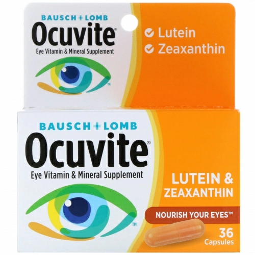 Bausch & Lomb, Лютеин и зеаксантин, 36 капсул
